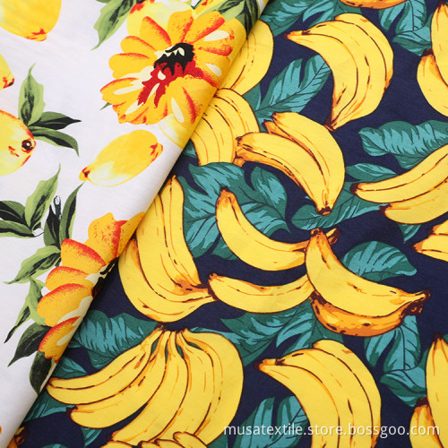 Hot Selling Printed 100% Cotton Poplin Fabric